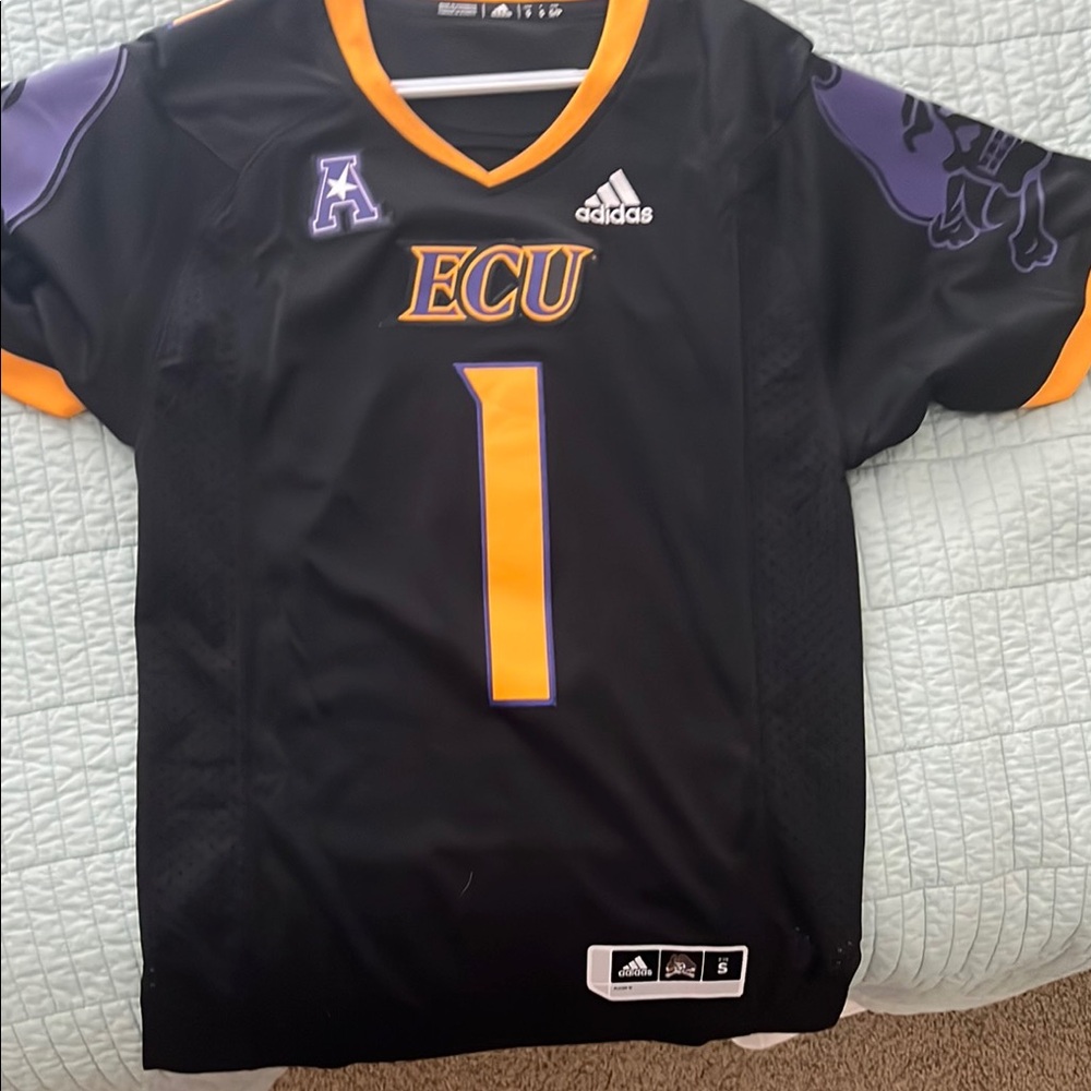 Adidas ECU Black Football Jersey